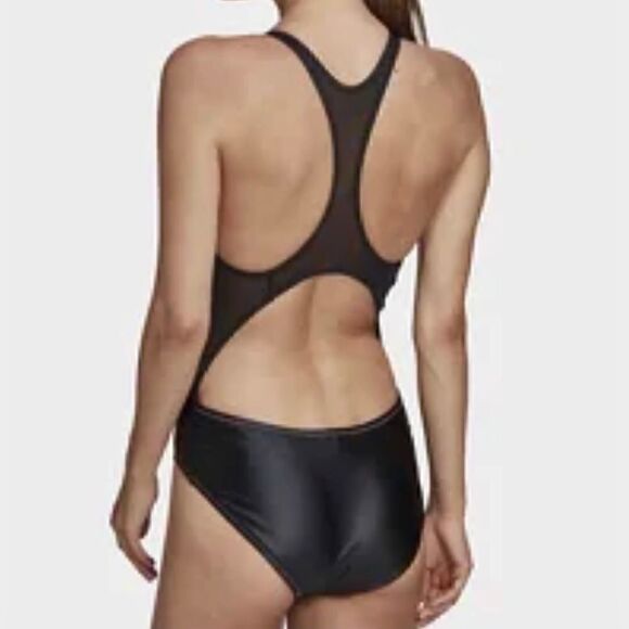 Adidas NWT Black Glam On SH3.RO Swimsuit Size 0 - Picture 4 of 13